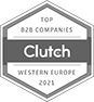 Top B2B Company Western Europe 2021 – Clutch